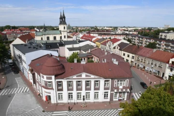 Vue générale de la ville de Weilun en Pologne, le 20 août 2019