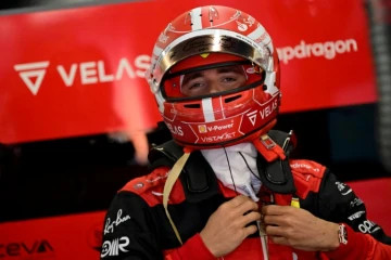 Le Monégasque Charles Leclerc (Ferrari) lors des essais libres du GP des Pays-Bas de Formule 1, le 2 septembre 2022 à Zandvoort 