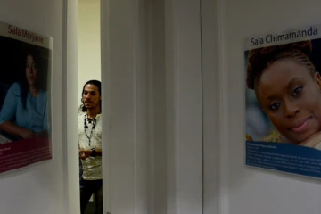 Hadi Bakkou, réfugié syrien qui enseigne l'arabe au Brésil, le 20 avril 2017 à Rio de Janeiro