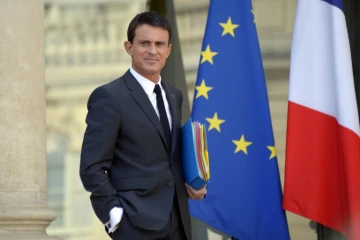 Manuel Valls après le conseil des ministres à l'Elysée le 23 septembre 2015