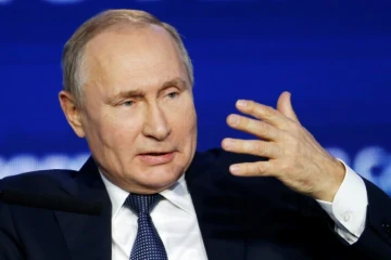 Le président russe Vladimir Poutine lors d'une conférence économique à Moscou le 20 novembre 2018