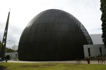 La nouvelle cathédrale de Créteil près de Paris, le 14 septembre 2015