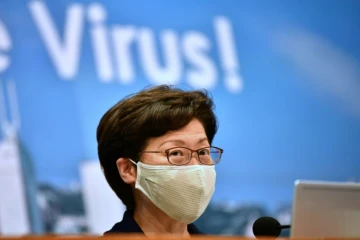 La cheffe de l'exécutif de Hong Kong, Carrie Lam, le 31 juillet 2020