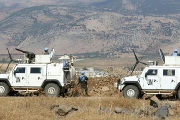 Les forces de l'Onu patrouille à la frontière libano-israélienne, le 6 juillet 2023