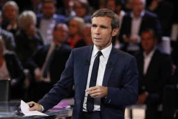 David Pujadas lors du magazine "L'Émission politique" le 20octobre 2016