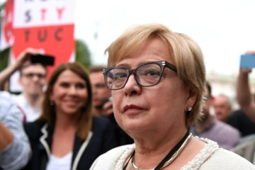 La présidente de la Cour suprême polonaise Malgorzata Gersdorf à Varsovie, le 3 juillet 2018