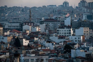 Vue générale de Gaziantep en Turquie, le 25 février 2021