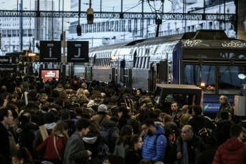 Affluence gare de Lyon le 20 décembre 2019