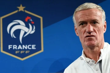 Le sélectionneur de l'équipe de France de football Didier Deschamps lors d'une conférence de presse d'avant match au Stade de France à Saint-Denis, le 9  octobre 2017