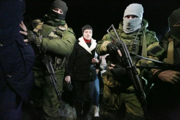 Soldats prorusses dans la région de Donetsk, le 24 février 2017