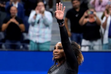 Serena Williams après sa défaite face à Ajla Tomljanovic à l'US Open à New York, le 2 septembre 2022