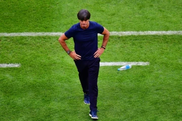 Le sélectionneur allemand Joachim Löw lors du match contre la Corée du Sud au Mondial, le 27 juin 2018 à Kazan