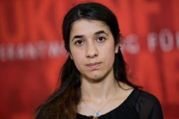Nadia Murad, une femme yézidie, à Hanovre , en Allemagne, le 31 mai 2016