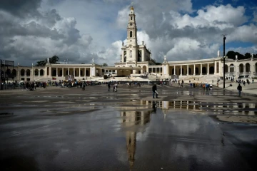 La cathédrale "Nossa Senhora do Rosario" de Fatima", le 11 mai 2017