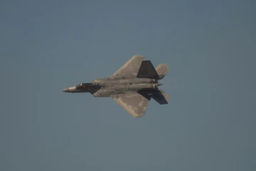 US F-22 Raptor stealth fighters have been deployed 'to defend American forces and interests,' the US Air Forces Central Military Command said in a statement