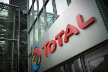 Siège du groupe français Total, le 21 octobre 2014 à La Défense près de Paris