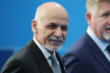 Le président afghan Ashraf Ghani, à Bruxelles lors d'un sommet de l'Otan, le 12 juillet 2018