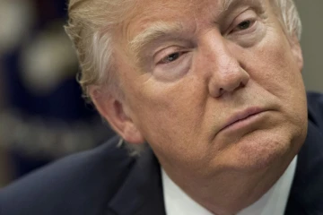 Donald Trump, lors d'une rencontre avec des professeurs à la Maison Blanche, le 14 février 2017