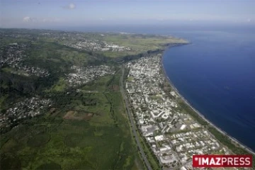 Vue aérienne de la commune de Saint-Paul