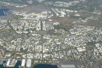 La darse de la ville du Port (côte ouest)