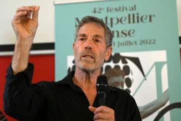 Le chorégraphe israélien Ohad Naharin lors d'une conférence de presse à Montpellier, le 24 juin 2022