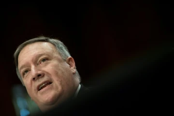 Le directeur de la CIA Mike Pompeo à Washington le 12 avril 2018