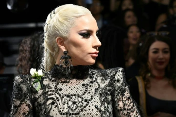 L'artiste américaine Lady Gaga aux Grammy Awards à New York, le 28 janvier 2018