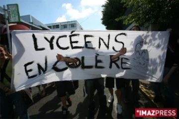 Manifestation des lycéens