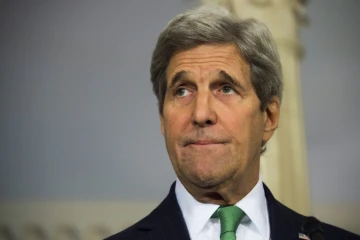 Le secrétaire d'Etat américain John Kerry le 15  mars 2016 à Washington
