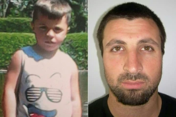 Photo-montage fourni le 29 mars 2017 par la gendarmerie nationale de portraits de Vicente (G), 5 ans et demi et de son père Jason Lopez (D)