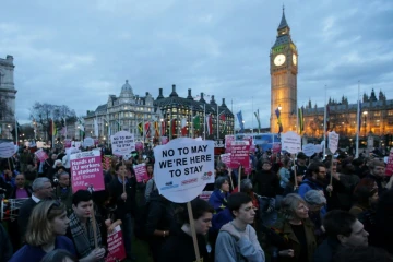 Manifestation pour le maintien du statut de citoyen européen, le 13 mars 2017 à Londres 