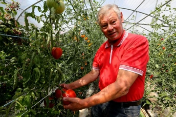 L'agriculteur français Jean-Claude Terlet, dans son exploitation de Celles-sur-Aisne, dans le nord de la France, le 17 août 2018