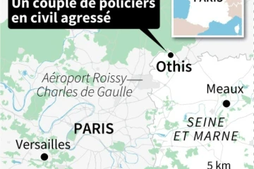 Un couple de policiers agressé
