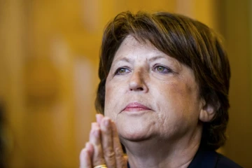 La maire socialiste Martine Aubry à Lille, ville dont elle est maire, le 8 septembre 2014