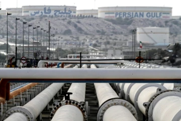 Une raffinerie sur l'île de Kharg (Iran)