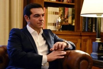 Le Premier ministre grec Alexis Tsipras, le 21 septembre 2015 à Athènes