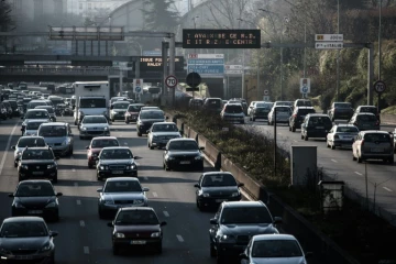 Le "périphérique" parisien le 4 décembre 2016