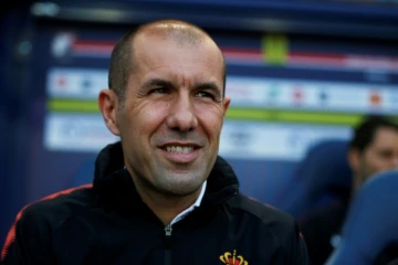 L'entraîneur portugais de Monaco Leonardo Jardim lors du déplacement à Caen le 6 mai 2018