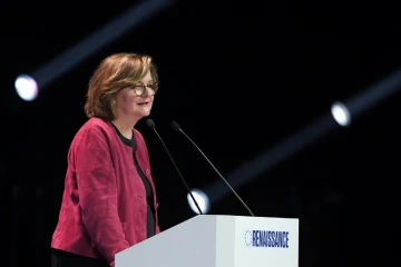 Nathalie Loiseau en meeting à Strasbourg, le 11 mai 2019