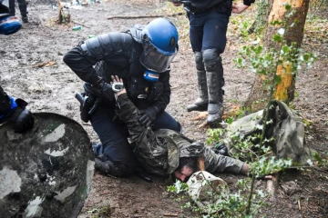 Interpellation d'un zadiste dimanche 15 avril 2018 à Notre-Dame-des-Landes