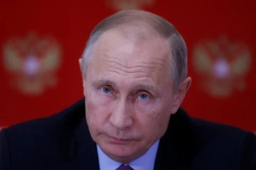 Le président russe Vladimir Poutine, le 24 octobre 2017 à Moscou