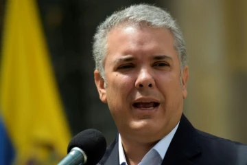Le président colombien Iván Duque, le 26 août 2018, à Medellin en Colombie