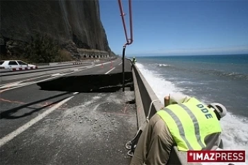 Travaux route du littoral