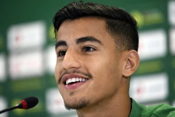 L'attaquant de l'Australie Daniel Arzani en conférence de presse, le 18 juin 2018 à Kazan   