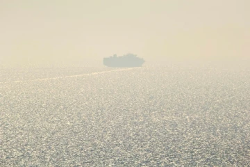 Un cargo commercial quitte le port d'Odessa, le 16 août 2023 en Ukraine 