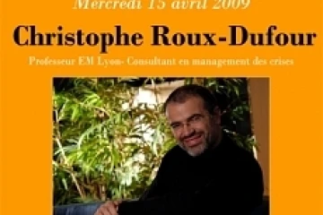 Christophe Roux-Dufort en dédicace