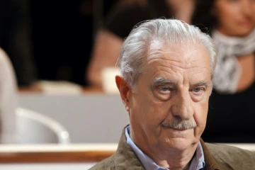 Le comédien Michel Aumont lors de l'enregistrement d'une émission pour TF1 le 22 septembre 2011