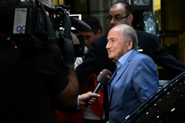 Le président déchu de la Fifa Sepp Blatter, le 19 juin 2018 à Moscou