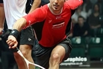 Thierry Lincou, n° 8 mondial de squash (photo: Fritz Borchert)