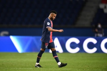 L'attaquant brésilien du Paris-SG, Neymar, expulsé lors du match de Ligue 1 face à Marseille, au Parc des Princes, le 13 septembre 2020